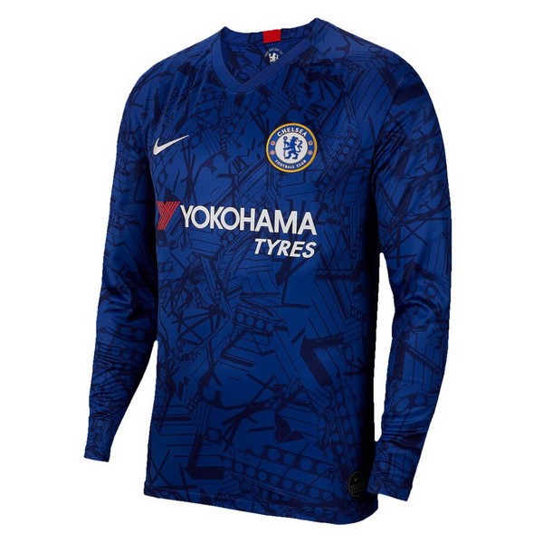 Maillot Football Chelsea Domicile ML 2019-20 Bleu